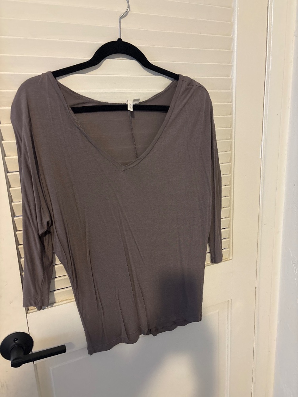 Loose for quarter sleeve shirt